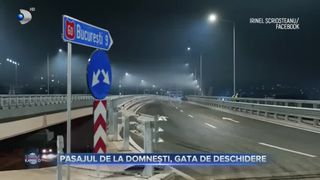 Pasajul de la Domnești, gata de deschidere