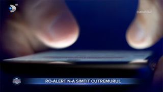 RO-ALERT n-a simțit cutremurul