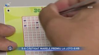 S-a câștigat marele premiu la Loto