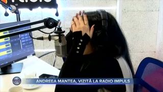 Andreea Mantea, vizită la Radio Impuls