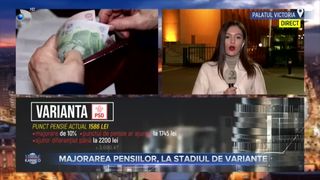 Majorarea pensiilor, la stadiul de variante