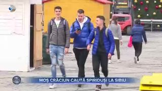 Moș Crăciun caută spiriduși la Sibiu