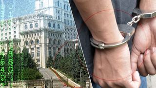 Un bărbat a intrat cu maşina în porţile de acces ale Palatului Parlamentului