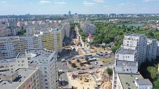 București: Restricții de circulație pe Șoseaua Colentina. Se continuă lucrările la Pasajul Doamna Ghica