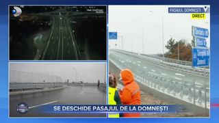 Se deschide pasajul de la Domnești