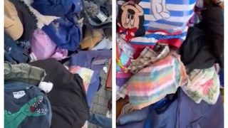 VIDEO - ANPC a descoperit cantități uriașe de deșeuri din Europa care urmau să fie comercializate în țara noastră ca produse second hand