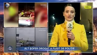 Alt șofer drogat a fugit de poliție