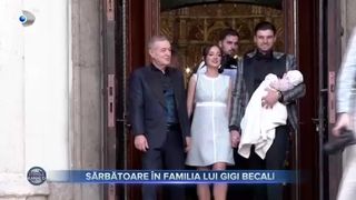 Sărbătoare în familia lui Gigi Becali