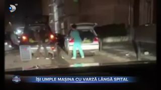 &Icirc;și umple mașina cu varză l&acirc;ngă spital