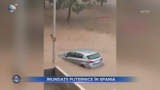 Inundații puternice &icirc;n Spania