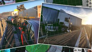 VIDEO - Accident rutier cumplit: 11 mașini implicate și șase victime