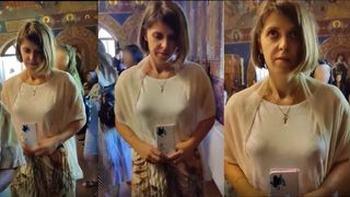 Răsturnare de situație în scandalul enoriașelor cu părintele Calistrat! Una dintre surorile care au fost implicate în incident a fost filmată când hărțuia un alt călugăr