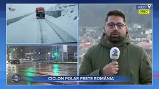 Ciclon polar peste Rom&acirc;nia