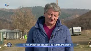 Hotel pentru rulote in inima padurii