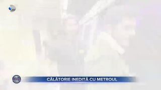 Călătorie inedită cu metroul
