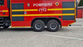 Incendiu într-un bloc din Craiova: douăzeci de persoane au fost evacuate