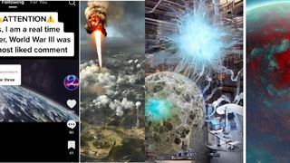 Un bărbat autoproclamat „călător în timp” a devenit viral cu imagini despre cum ar urma să înceapă Al Treilea Război Mondial