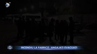 Incendiu la fabrică - angajați evacuați