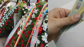 Un primar din Hunedoara &icirc;i &icirc;ndeamnă pe localnici să ofere bani &icirc;n plic, &icirc;n loc de coroane funerare, pentru a reduce poluarea