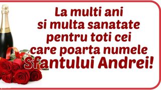 La mulți ani, Andrei!