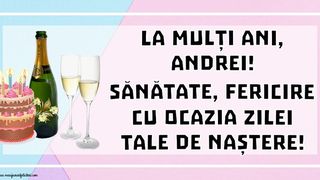 La mulți ani, Andrei!