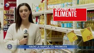 Haos la raftul cu promoții