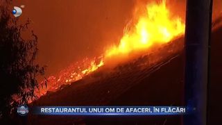 Restaurantul unui om de afaceri, &icirc;n flăcări