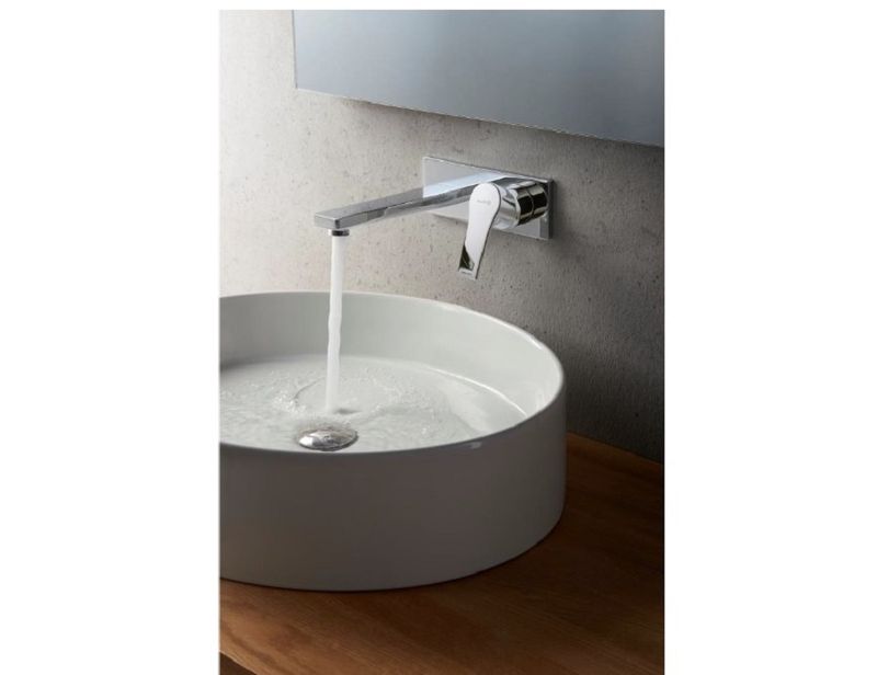 Kludi Zenta SL Baterie lavoar cu montaj incastrat, pipa 18 cm  