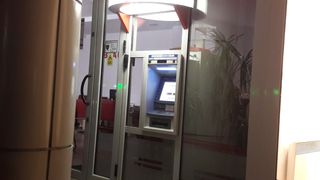 Un bancomat a fost aruncat &icirc;n aer la pavilionul expozițional din Constanța, al doilea &icirc;n ultimele zece zile