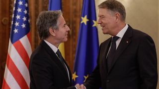 Secretarul de stat america Antony Blinken, primit de Klaus Iohannis la Cotroceni