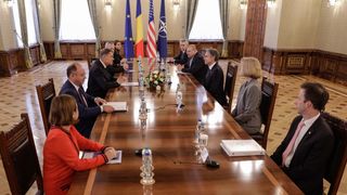 Secretarul de stat america Antony Blinken, primit de Klaus Iohannis la Cotroceni