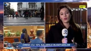 Cresc cu 10 la sută salariile bugetarilor