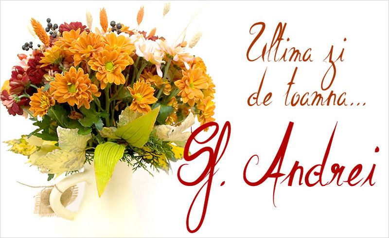 Mesaje de Sf. Andrei 2022: Felicitări, urări şi imagini cu text cu La mulţi ani, Andrei, Andreea, Andra și Andrada!