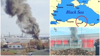 Explozie în portul turcesc Samsun de la Marea Neagră (VIDEO)