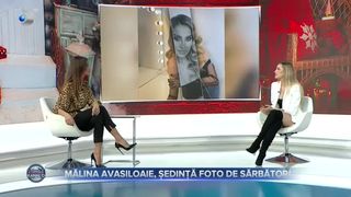 Malina Avasiloaie, sedinta foto de Sarbatori