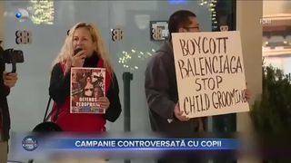 Campanie controversată cu copii