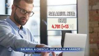 Salariul a crescut, inflația ne-a sărăcit