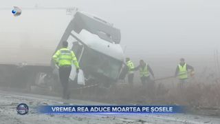 Vremea rea aduce moartea pe șosele
