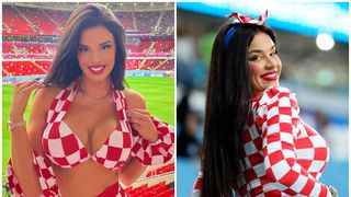 Fosta Miss Croația, Ivana Knoll, pregătită să dea piept cu poliția din Qatar la meciul cu Brazilia
