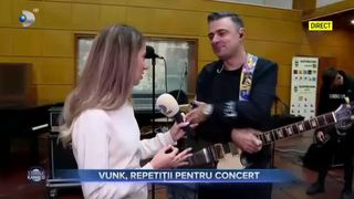 Vunk, repetiții pentru concert