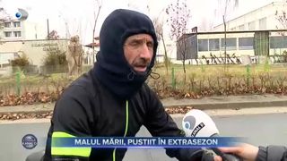 Malul mării, pustiit în extrasezon