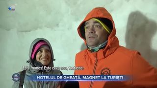 Hotelul de gheață, magnet la turiști
