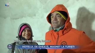 Hotelul de gheață, magnet la turiști