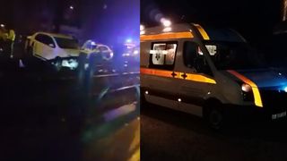 Șofer băut, în „război” cu gardul de protecție al tramvaiului 41 din Capitală. A pierdut controlul volanului