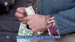 Pastile mai scumpe la sat decât în oraș