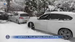 Vortexul polar paralizează Europa