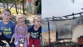 O familie a cărei casă a ars în totalitate are nevoie de ajutorul nostru