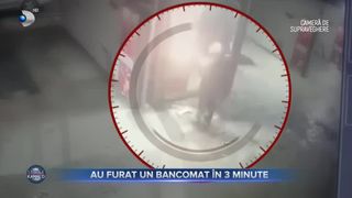 Au furat un bancomat &icirc;n 3 minute