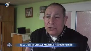 Și-a ucis și violat mătușa nevăzătoare