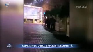 Concertul viral, explicat de artistă